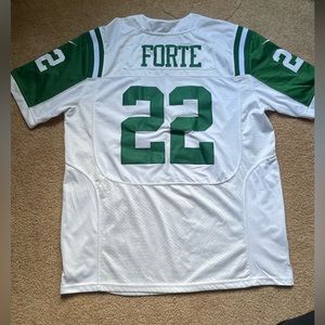 New York Jets NFL Matt Forte #22 Short Sleeve V-Neckline Nike Jersey Size 48